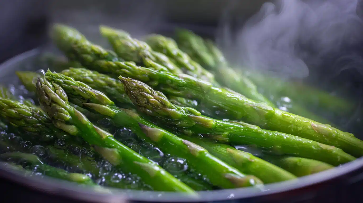 cuisson-asperges-vapeur-tarte Cuisson vapeur des asperges vertes