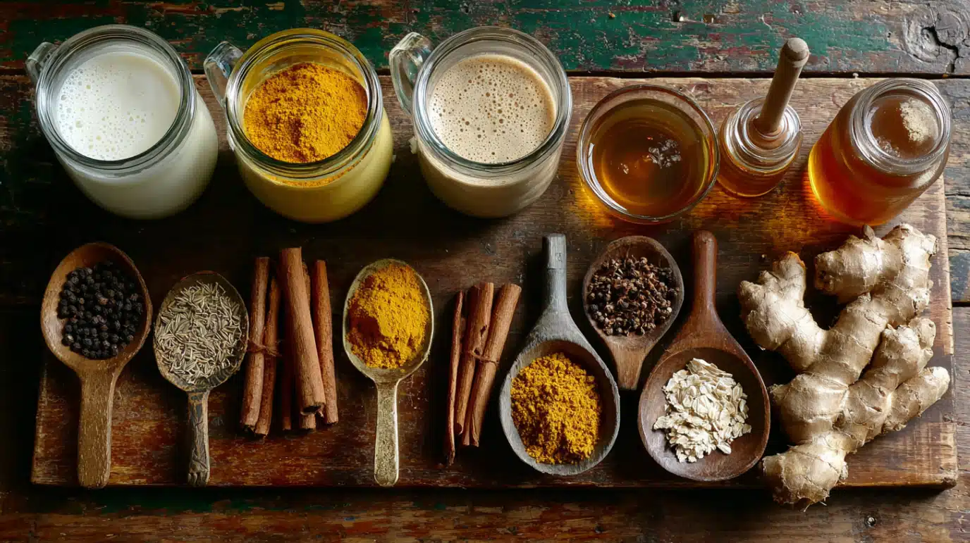 golden-latte-ingredients ingrédients pour golden latte