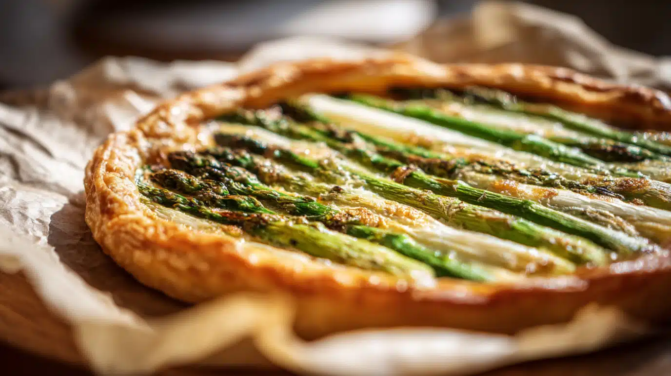 tarte-asperges-maison-croustillante Tarte aux asperges maison dorée et croustillante