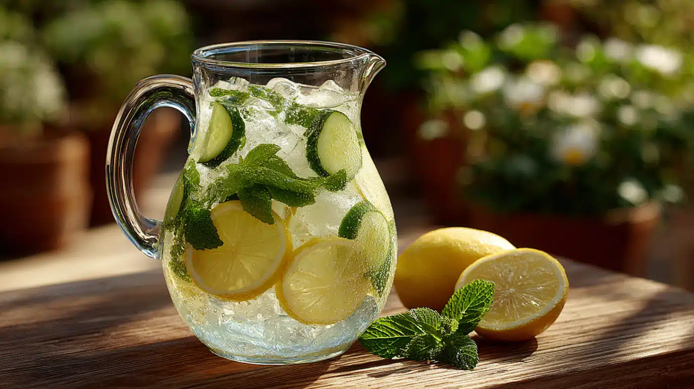 infusion-citron-maison-featured infusion citron maison glacée en été