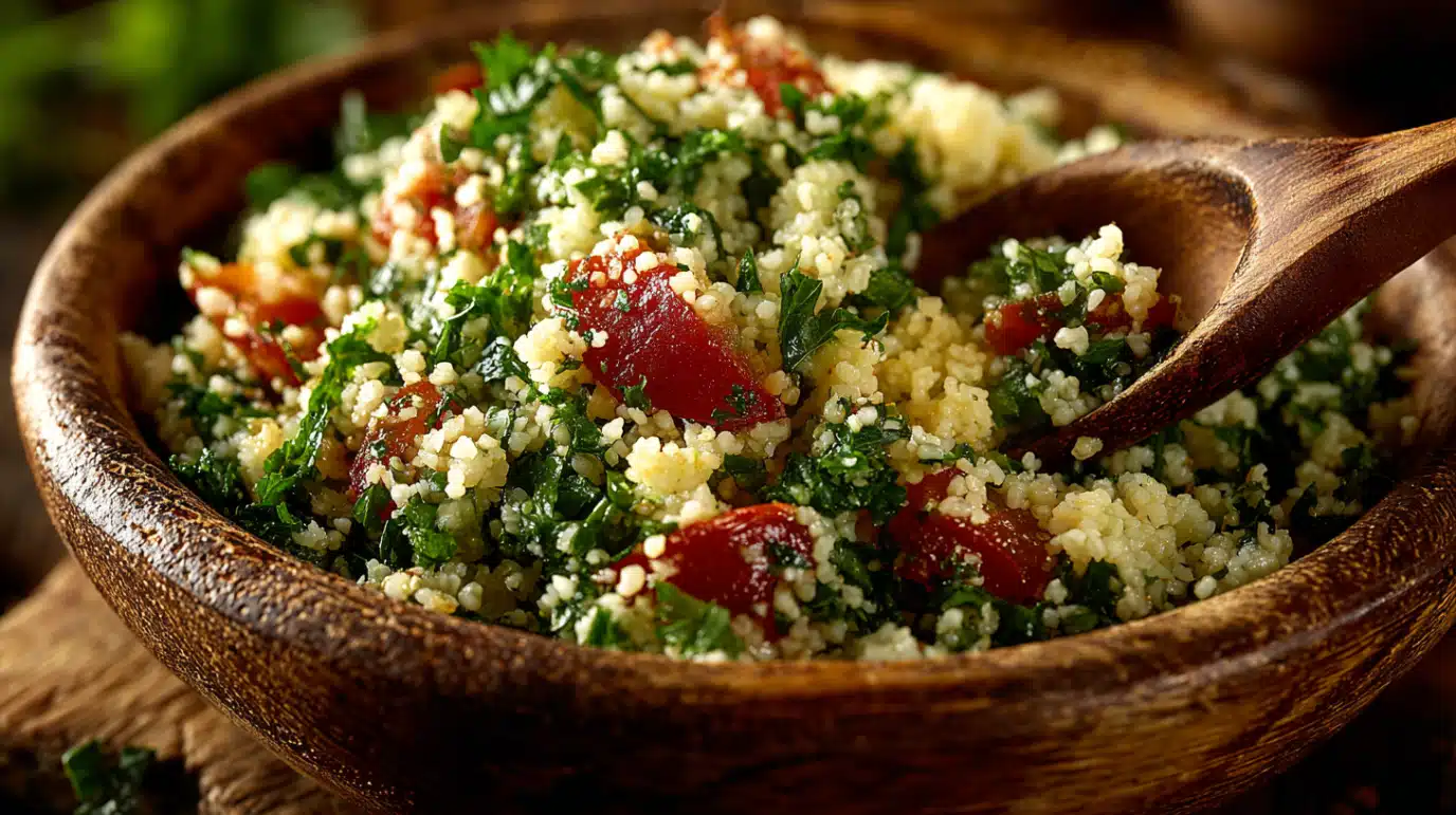 preparation-taboule-oriental préparation taboulé oriental