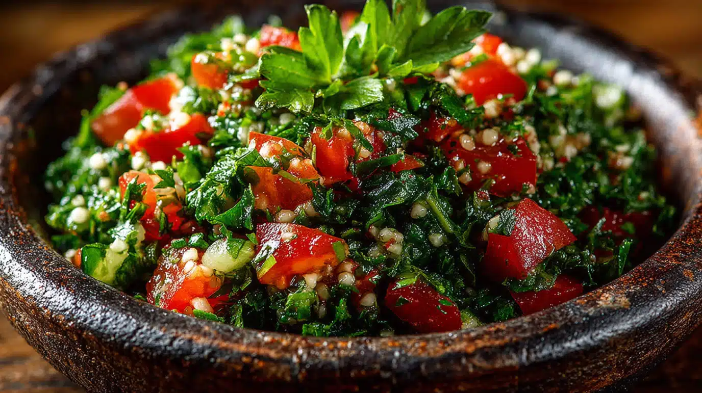 taboule-libanais-traditionnel taboulé libanais traditionnel