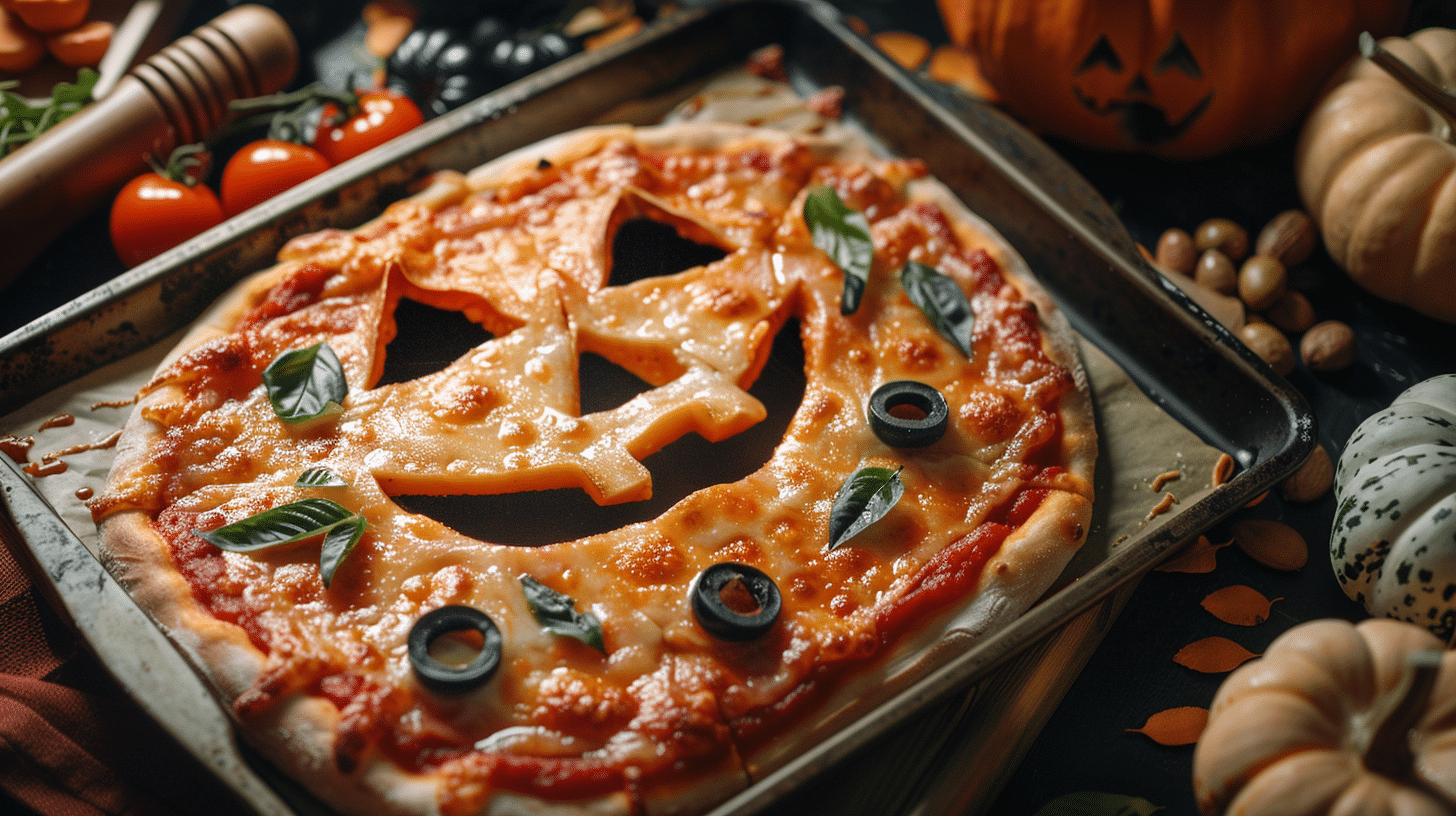 Pizza citrouille – la recette d’Halloween facile et délicieusement effrayante