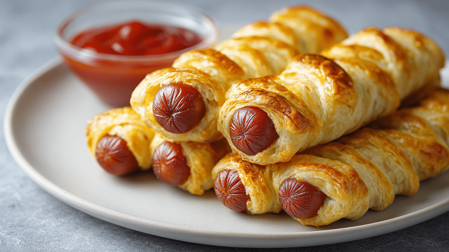 Saucisses momies en feuilletage faciles pour Halloween