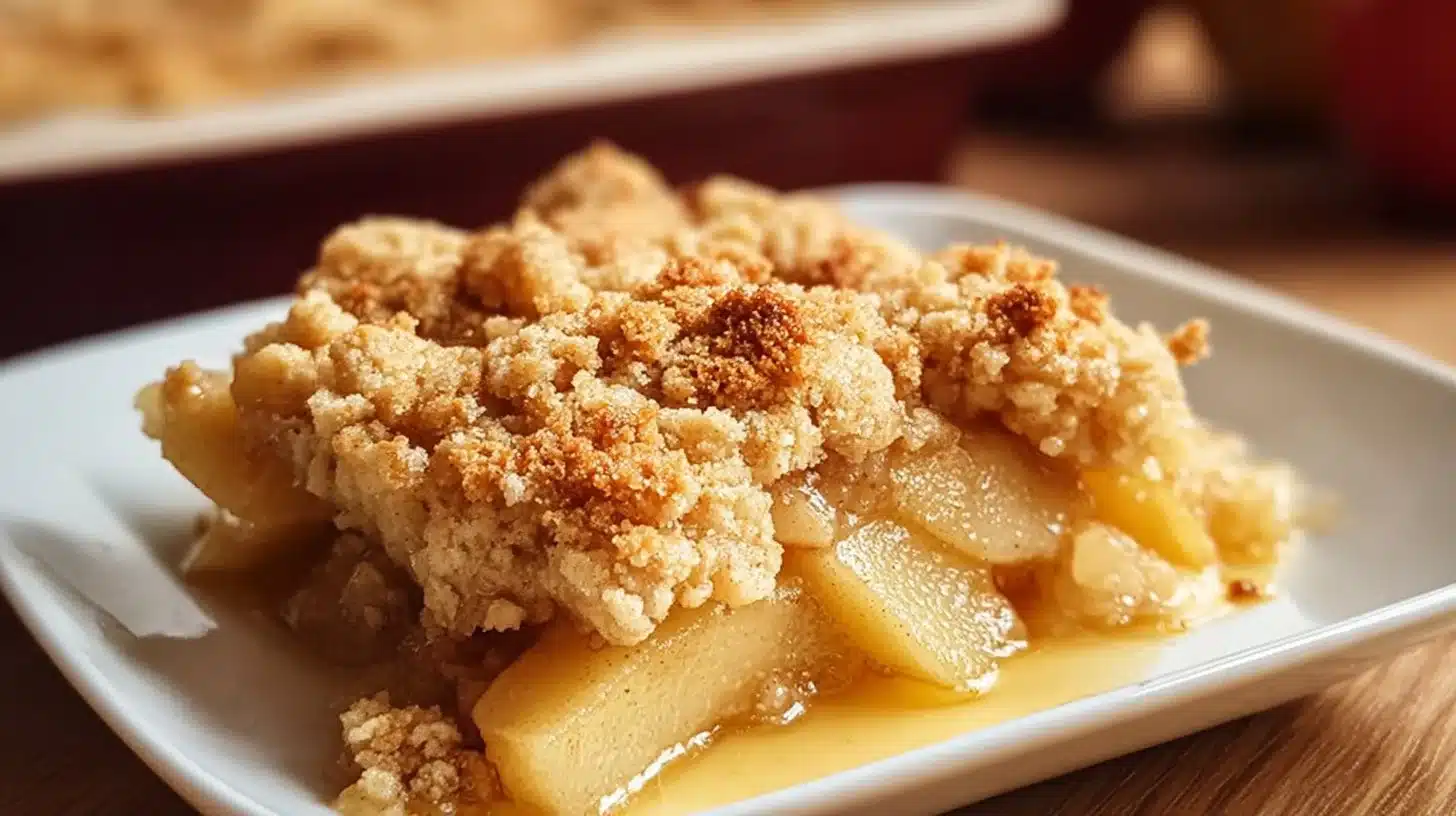 Crumble aux pommes maison : Un dessert réconfortant et savoureux