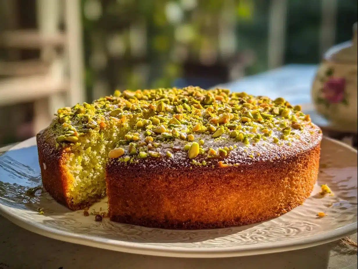 Fondant Pistache et Fleur d’Oranger