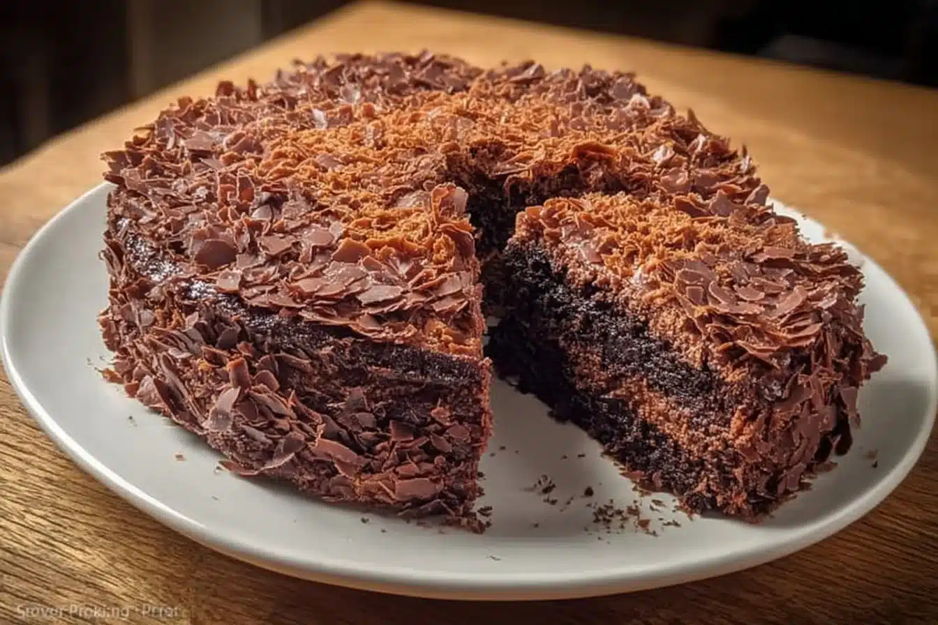 Gâteau au chocolat croustillant