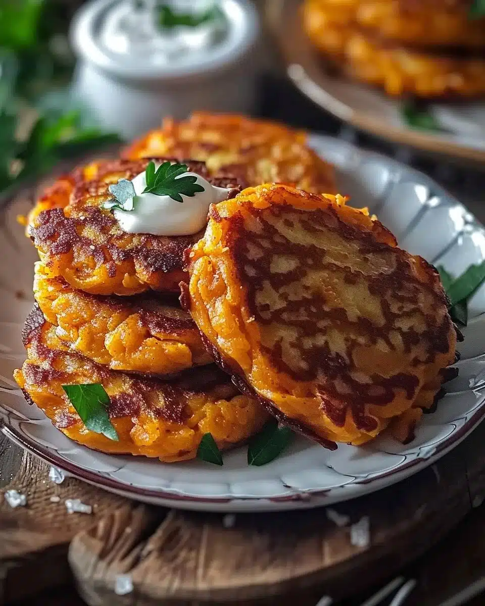 Galettes de Patate Douce