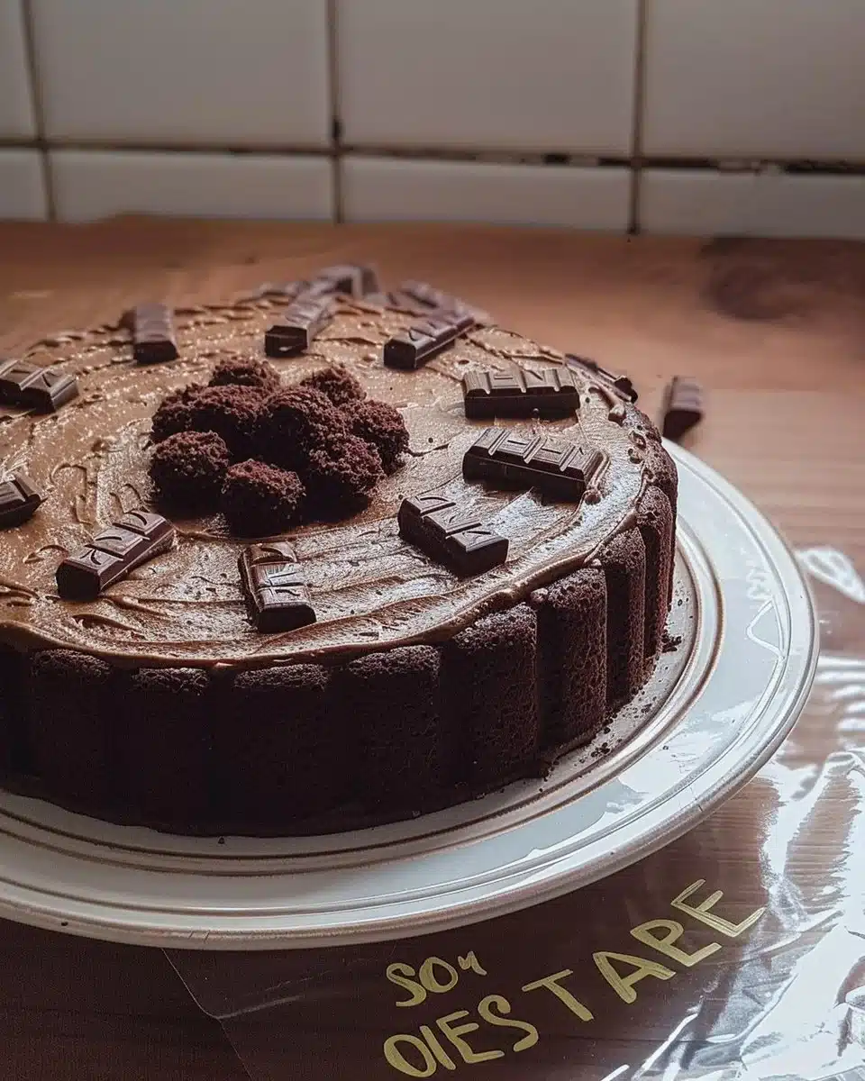Gâteau chocolat anniversaire