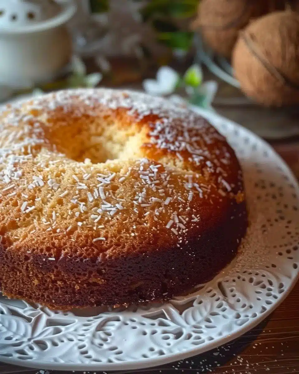 Gâteau coco ultra moelleux