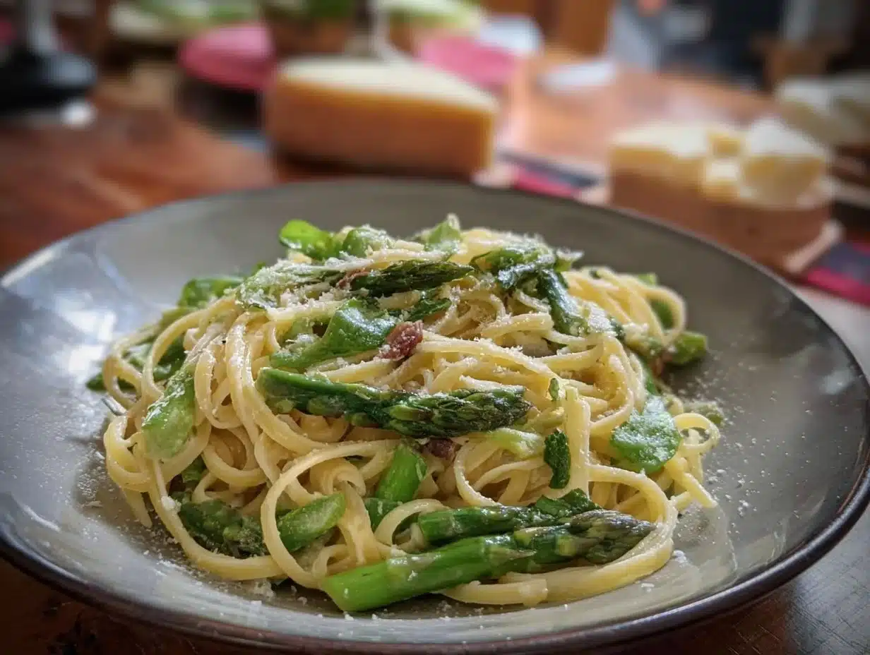 Linguines à l’Asperge Verte