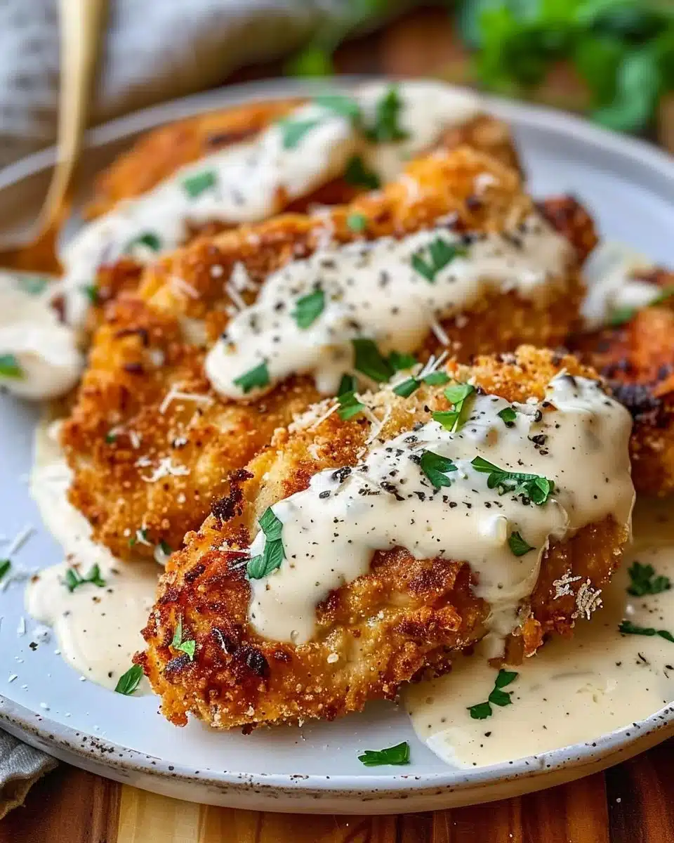 Poulet parmesan croustillant