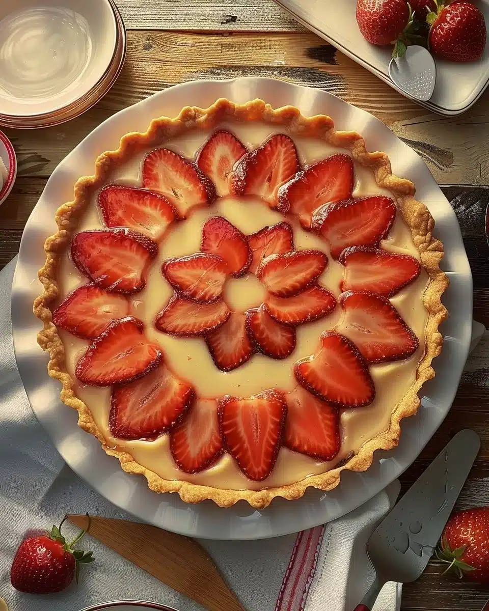 Tarte aux fraises